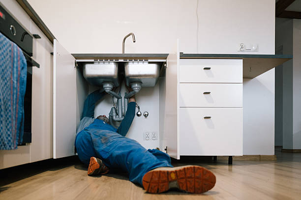 Professional Leak Detection technician working in Yoder, CO